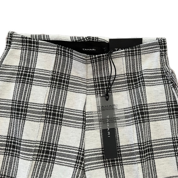 Tahari Black and White “Glen” Checkered Jegging (sz xs) - Picture 4 of 8